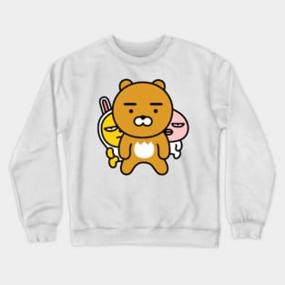 KakaoTalk Friends Muzi, Apeach & Ryan Trio Crewneck Sweatshirt